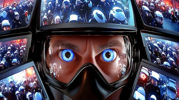 A close-up of a player immersed in a video game, showcasing the realistic graphics and dynamic gameplay made possible by AI. The player's facial expression should reflect their deep engagement and excitement.