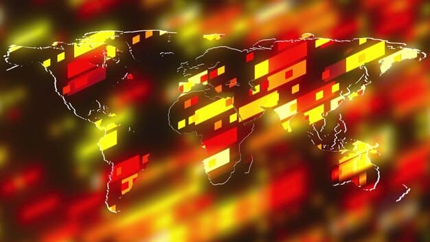 A world map highlighting countries with different regulations regarding loot boxes. Some countries are marked in green (strict regulations), yellow (ongoing investigations), and red (no regulations).