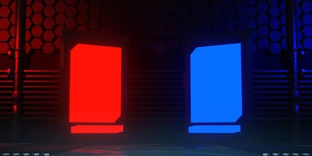 A split-screen image comparing the graphics of a game in its early preview stage versus its final release version. The early stage shows rougher textures and less detail, while the final version boasts polished graphics and enhanced visual effects.