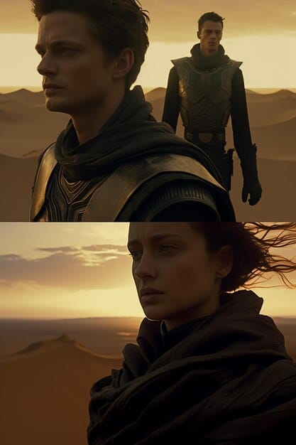 A split-screen image showcasing the before-and-after effects of a game's graphical overhaul, highlighting improvements in lighting, textures, and character models.