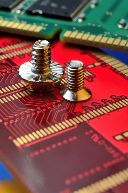 A close-up shot of a motherboard PCB highlighting the CPU socket, VRMs (Voltage Regulator Modules), and other components relevant to overclocking stability.