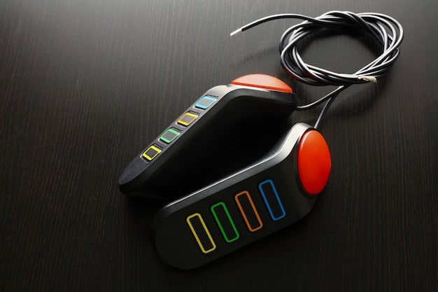 A close-up of a gaming mouse with adjustable DPI buttons, highlighting the DPI settings display.
