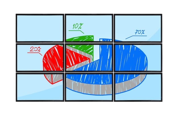 A visual representation of Variable Rate Shading, showing a screen divided into sections with varying shading rates. Highlighted areas should show high detail, while less critical areas are shaded at a lower resolution. Add text to indicate the performance gains from VRS.