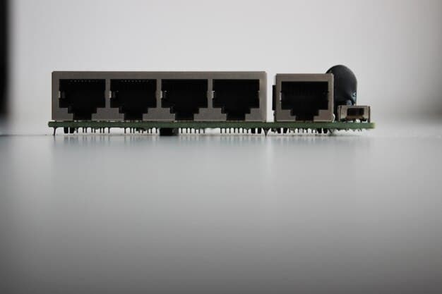 A close-up of an NVMe SSD installed on a motherboard, highlighting its compact size and sleek design. The image also shows the surrounding components like the CPU cooler and RAM modules.