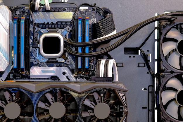 An image showcasing various PC components like a GPU, RAM modules, and SSD, highlighting their individual benefits to gaming performance and longevity.