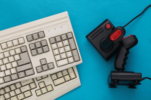 A split-screen image showing customized keyboard and mouse settings for an FPS game (left) with lower sensitivity and precise keybinds, and an RTS game (right) with higher sensitivity and efficient hotkey layouts.