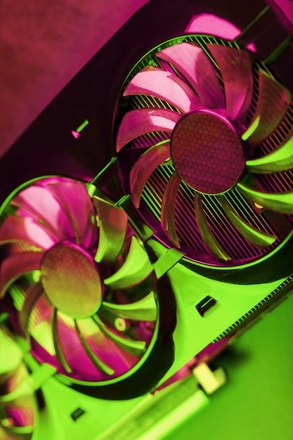A close-up shot of the internal components of a hypothetical Xbox Series X refresh, focusing on a cooling system designed for improved thermal management.