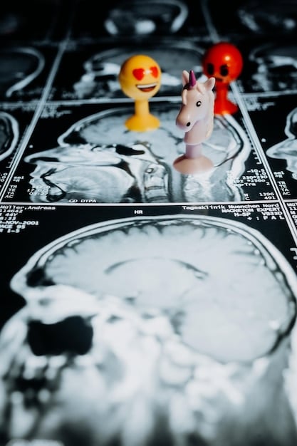 A split-screen showing a gamer deeply concentrating on a complex puzzle game on one side, and an MRI scan highlighting the active regions of the brain on the other.