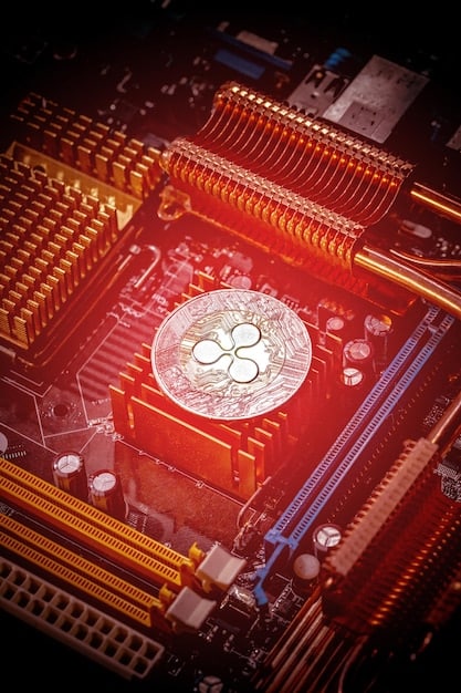 Central processing unit (CPU) and RAM modules mounted on a motherboard, surrounded by intricate circuitry, symbolizing the core components of PC performance.
