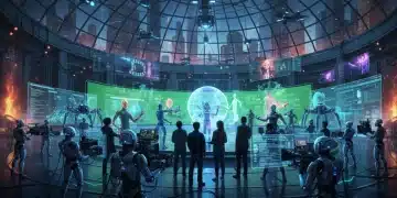 AI transforming Hollywood production workflows and creative compensation.