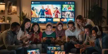 Global audience engaging with diverse entertainment content across borders